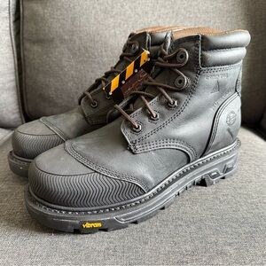 Justin Men’s Warhawk Waterproof Comp Toe wK250 WorkBoots - size 8d